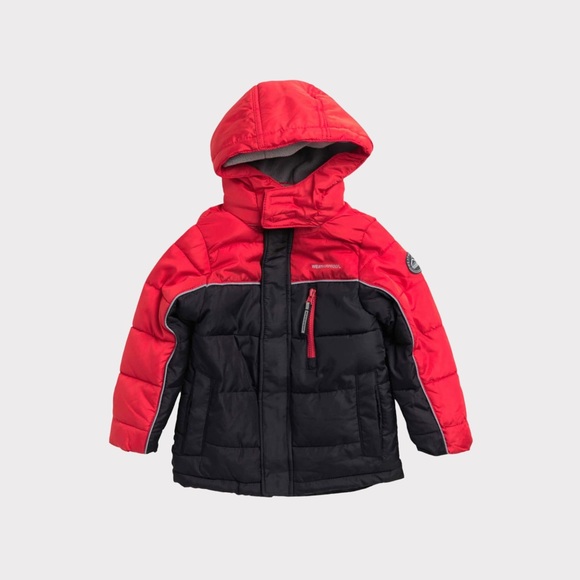 Weatherproof Color Block Fleece Lined Hooded Jacket